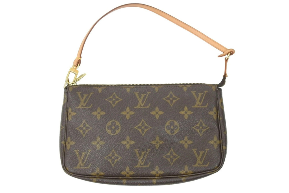 Louis Vuitton Pochette Accessory Accessoires Monogram Pouch Brown
